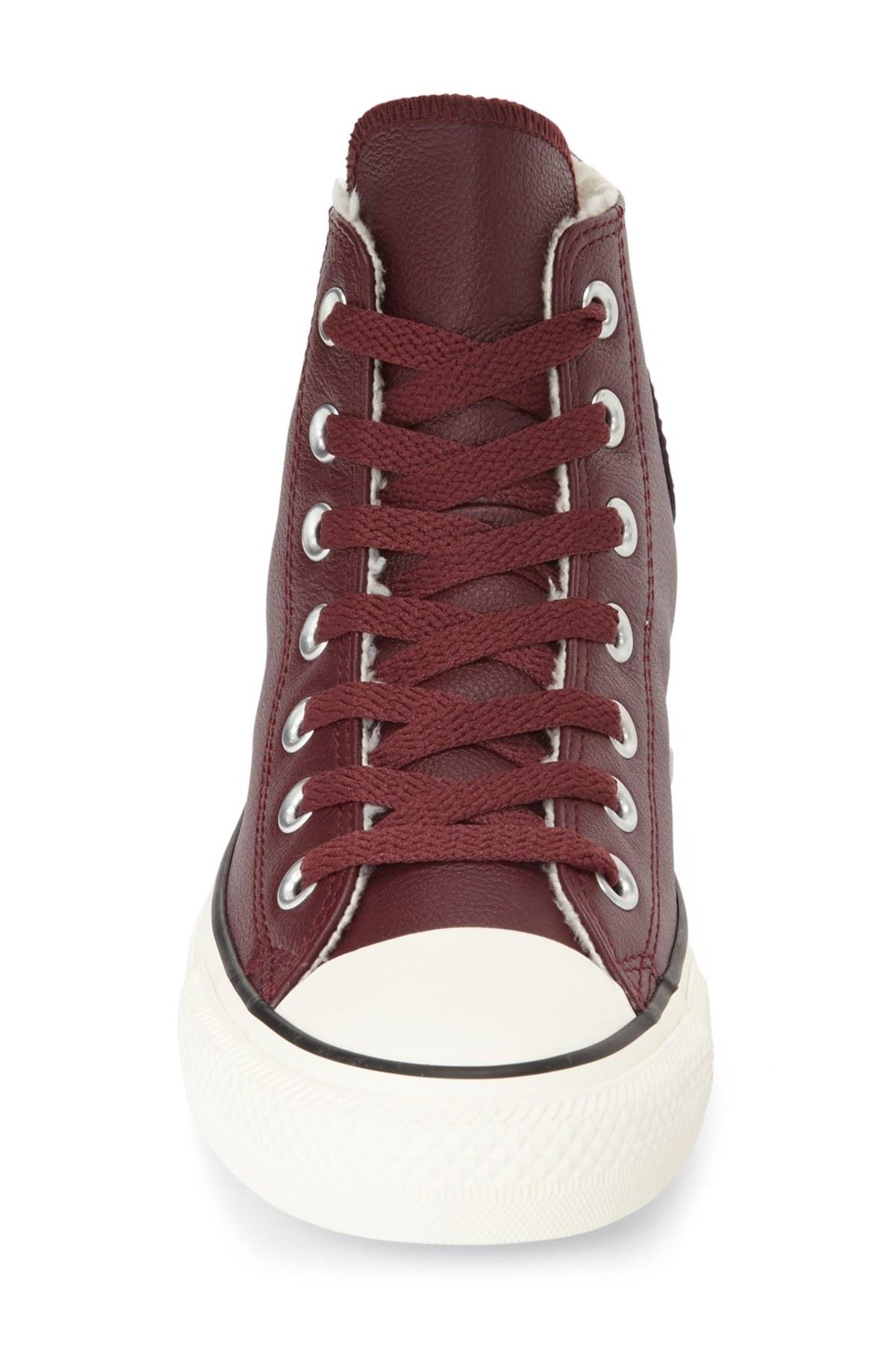 Fur lined converse shoes sale